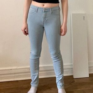 Size 2 light wash jeans